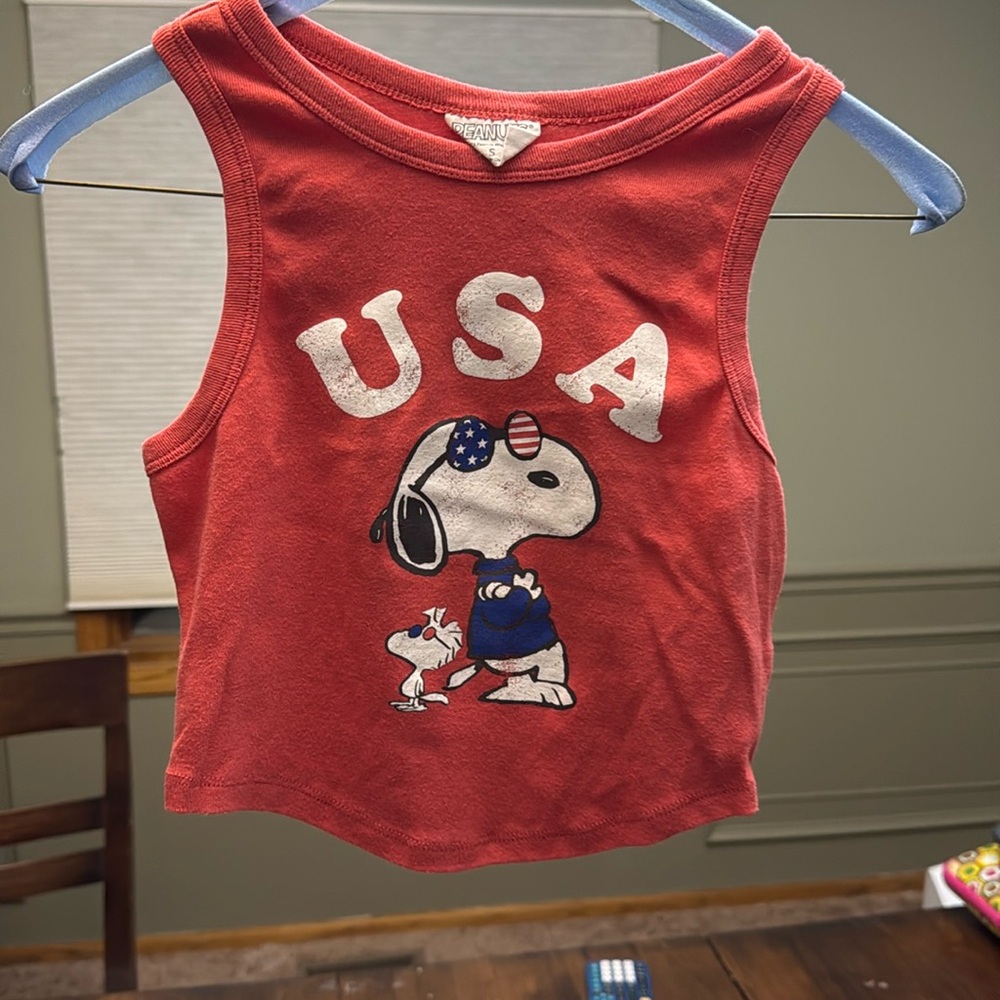 Peanuts crop top - USA